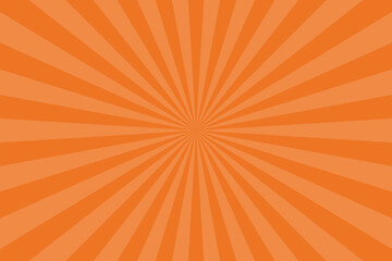 Orange, Dynamic Radial Burst Background with Focus Lines and Light Rays for Eye-Catching Design and Impactful Visuals