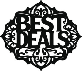 Elegant best deals promotional sale announcement