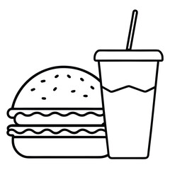 fast food and drink