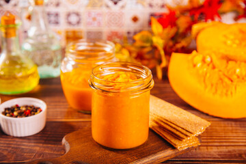 Squash zucchini pumpkin paste puree caviar spread vegetables