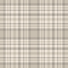 Seamless light beige color check pattern.Repeating patern plaid. Checkered design for prints.Repeated tartan fabric.Vector scottish fabriс. Ekose texture. Madras flannel.Checker line.Stripe gingham

