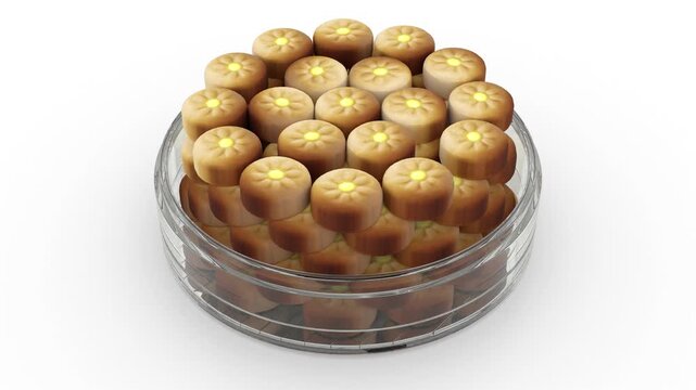 banana cake in glass bowl