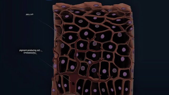 Nevus or birthmark formation