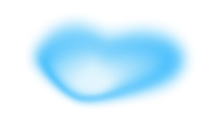 Abstract element of glowing blue gradient with noise texture