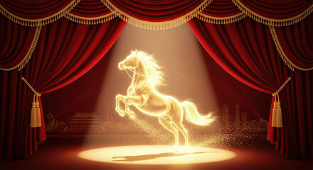 Golden steed stage appears