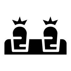 plants glyph icon illustration vector