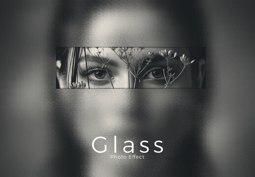 Glass Photo Effect Template