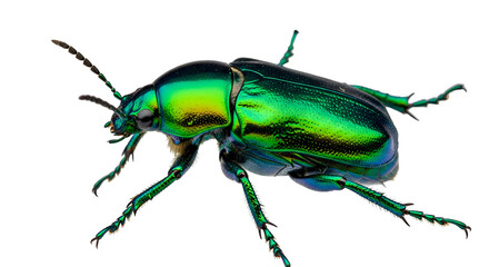 Fototapeta premium Shiny beetle insect isolated