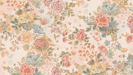 Classic Watercolor Mughal Buta Design for Prints