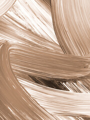 Beige stripes, creative abstract hand painted background, brush texture, acrylic painting. For use cards, poster, flyer.