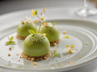 cream cheese with green 