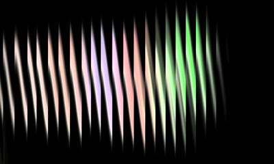 Abstract design with sharp, colorful spikes on a black background, creating a striking and modern...
