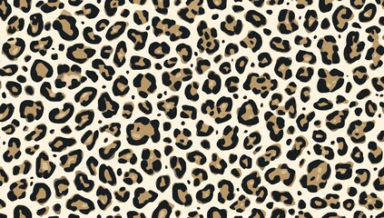 Continuous leopard print pattern