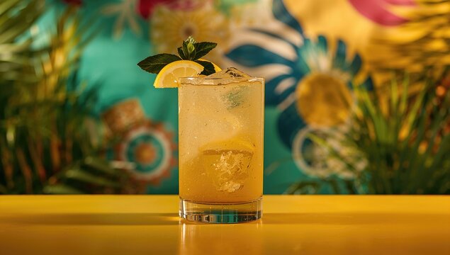 Brazilian Caipirinha, a cocktail featuring lime and sugar, enjoyed as a refreshing drink in social settings