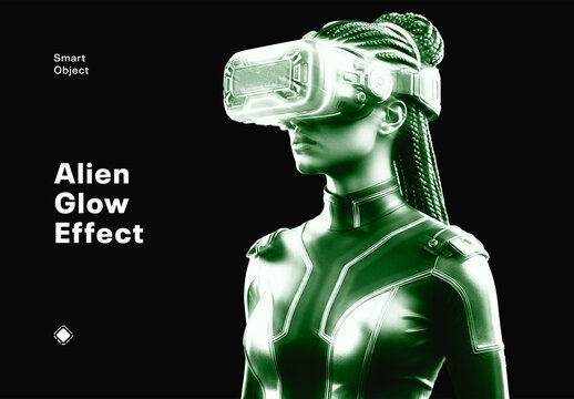 Alien Glow Photo Effect