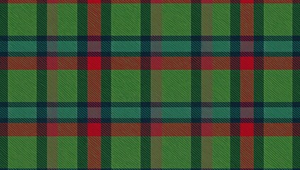 Abstract texture featuring a multicolored plaid design, suitable for textile applications