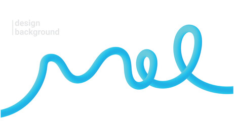 Background with wavy gradient shapes