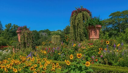  Lively Garden Display With