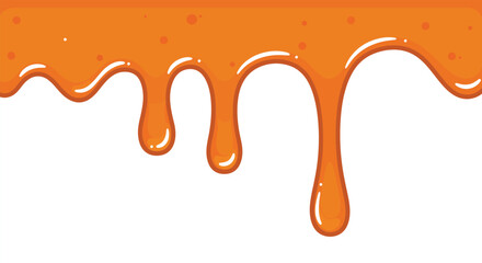 Golden Drips Abstract Honey or Caramel Texture