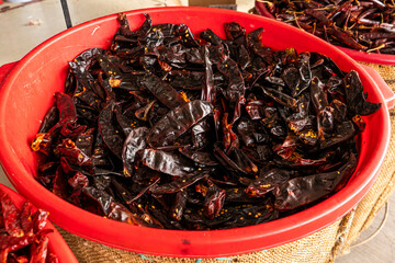 Chiles Secos Mexico Comida Tradición Gastronomía Cultura