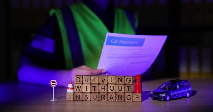 Creative exploration of consequences when driving without insurance in a playful setting