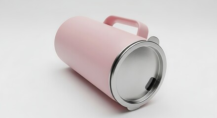 Pastel Pink Tumbler with Lid: Stylish and Sleek Container for Modern Lifestyle