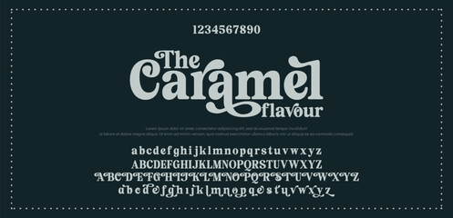 Elegant alphabet logo font. Classic Beautyful Modern Serif Letter Minimal Fashion Logos. Typography decoration fonts for branding, wedding, invitations, logos. vector illustration