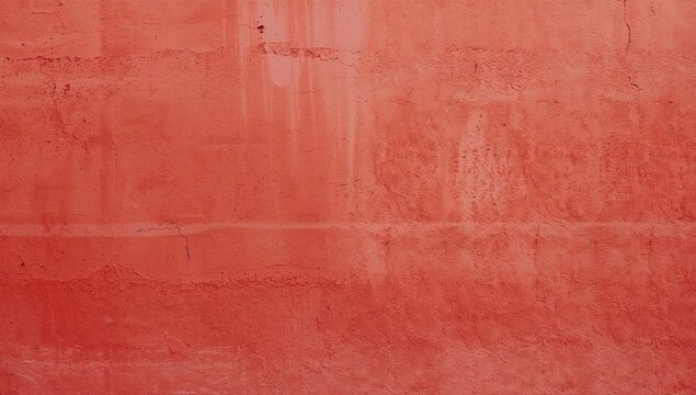 Background of a wall painted in red