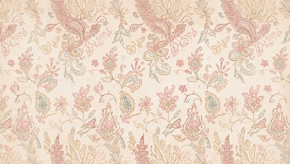 Fototapeta premium Fabric Fashion featuring Paisley Designs