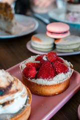 Fresh Pastries and Coffee on a Cozy Morning Table Gourmet Breakfast Scene