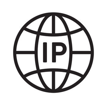 IP Address Globe Icon.