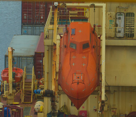 Life boat of a ship