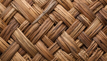 Braided wood texture, ideal for design backgrounds and layouts