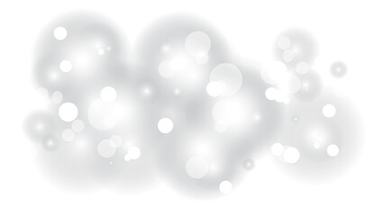 Ethereal Soft Light Bubbles with Abstract Bokeh Effect and Sparkling Shine – vector, background, celebration
, winter, white, silver, grey, texture, pattern, dream