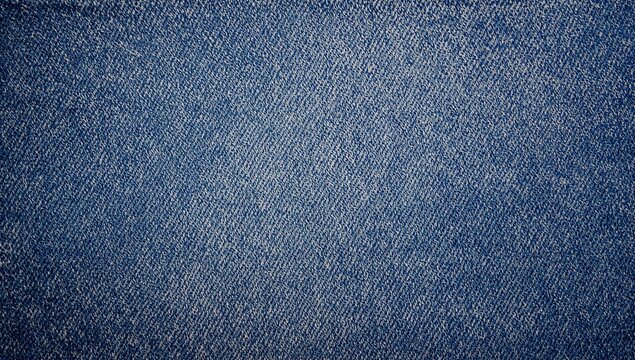Vintage denim fabric surface with abstract patterns