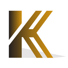 letter K company logo design 
