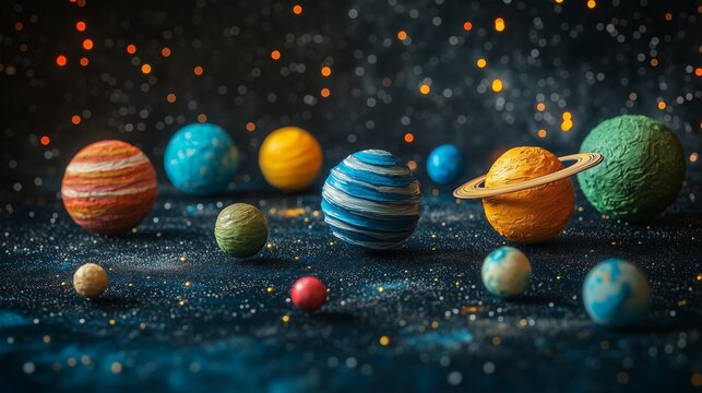 Solar System Made of Clay