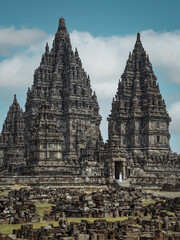 Fototapeta premium the Prambanan temple in Yogyakarta, Indonesia