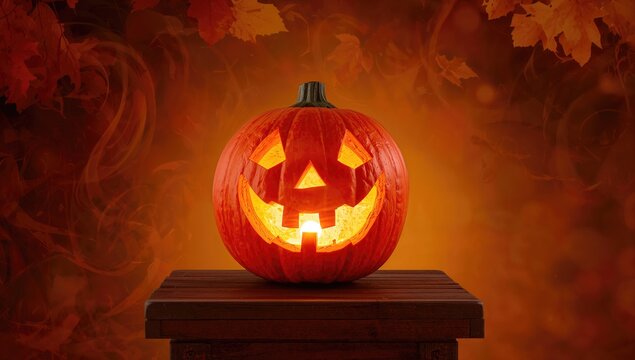 Halloween pumpkin lantern