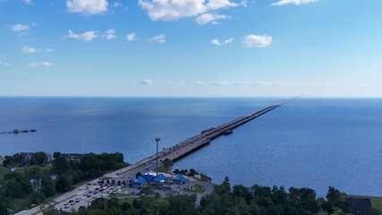 L:ake Pontchartrain from Northshore Looking South