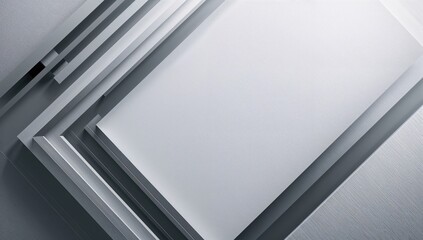 Modern abstract background template with grey and white textures for stylish design
