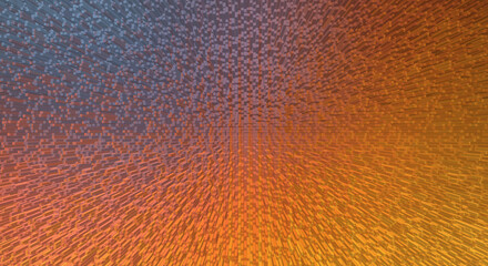 Naklejka premium Illustration of abstract texture with a gradient from blue to orange and a radial pattern