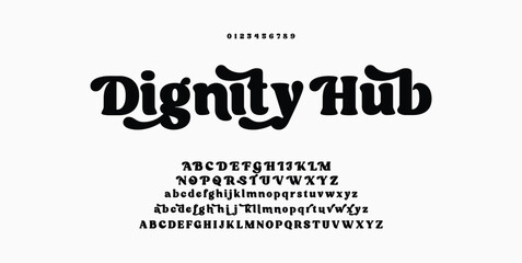 Elegant wedding alphabet letters font and number. Typography luxury classic lettering serif fonts decorative vintage retro concept. vector illustration