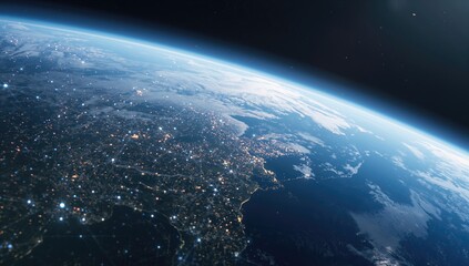 Digital energy solutions and connectivity for e-commerce platforms. IoT, global telecom, and international networks. Elements sourced from this image.