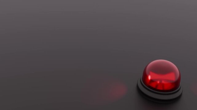 moderne Alarmsirene mit heller roter Signalleuchte - Gefahr und Sicherheit, Warnung f&uuml;r Risiko, Notfall und Schutzsysteme in moderner Sicherheitsumgebung, Technologie, Hilfe, Rettung, Einbruch, Feuer