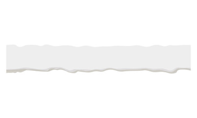 Obraz premium Long Torn Paper Layer – Minimalist Deckle Edge Vector Art Template Illustration, easily editable.