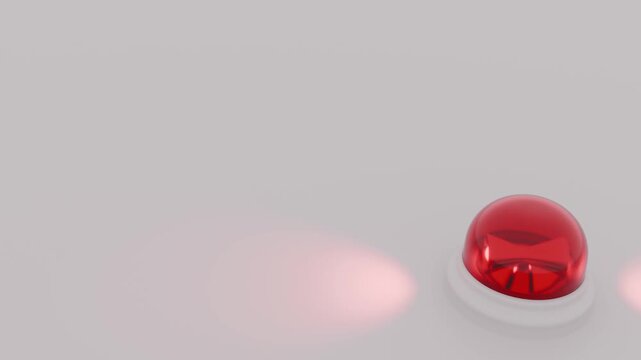 moderne Alarmsirene mit heller roter Signalleuchte - Gefahr und Sicherheit, Warnung f&uuml;r Risiko, Notfall und Schutzsysteme in moderner Sicherheitsumgebung, Technologie, Hilfe, Rettung
