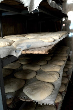 traditional bread bakery in Morocco