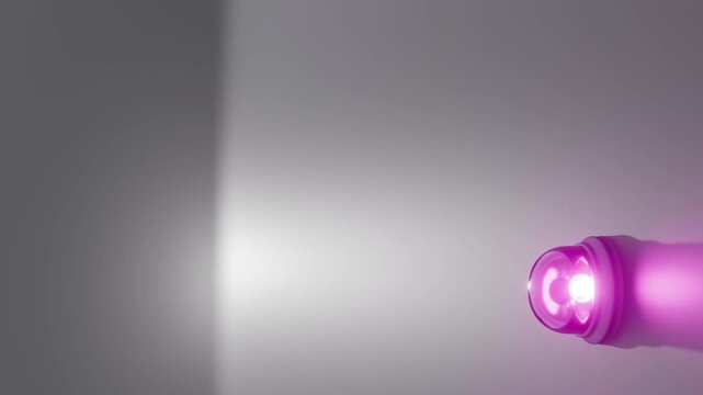 moderne Alarmsirene mit heller pinker Signalleuchte - Gefahr und Sicherheit, Warnung f&uuml;r Risiko, Notfall und Schutzsysteme in moderner Sicherheitsumgebung, Technologie, Hilfe, Rettung
