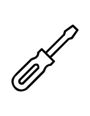 set of screwdriver bits vector